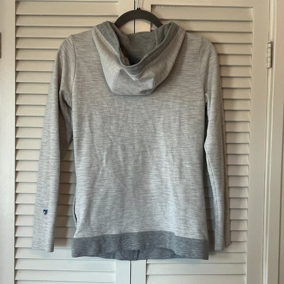 Kuhl hooded Arva sweatshirt full zip grey women's small - Picture 7 of 13